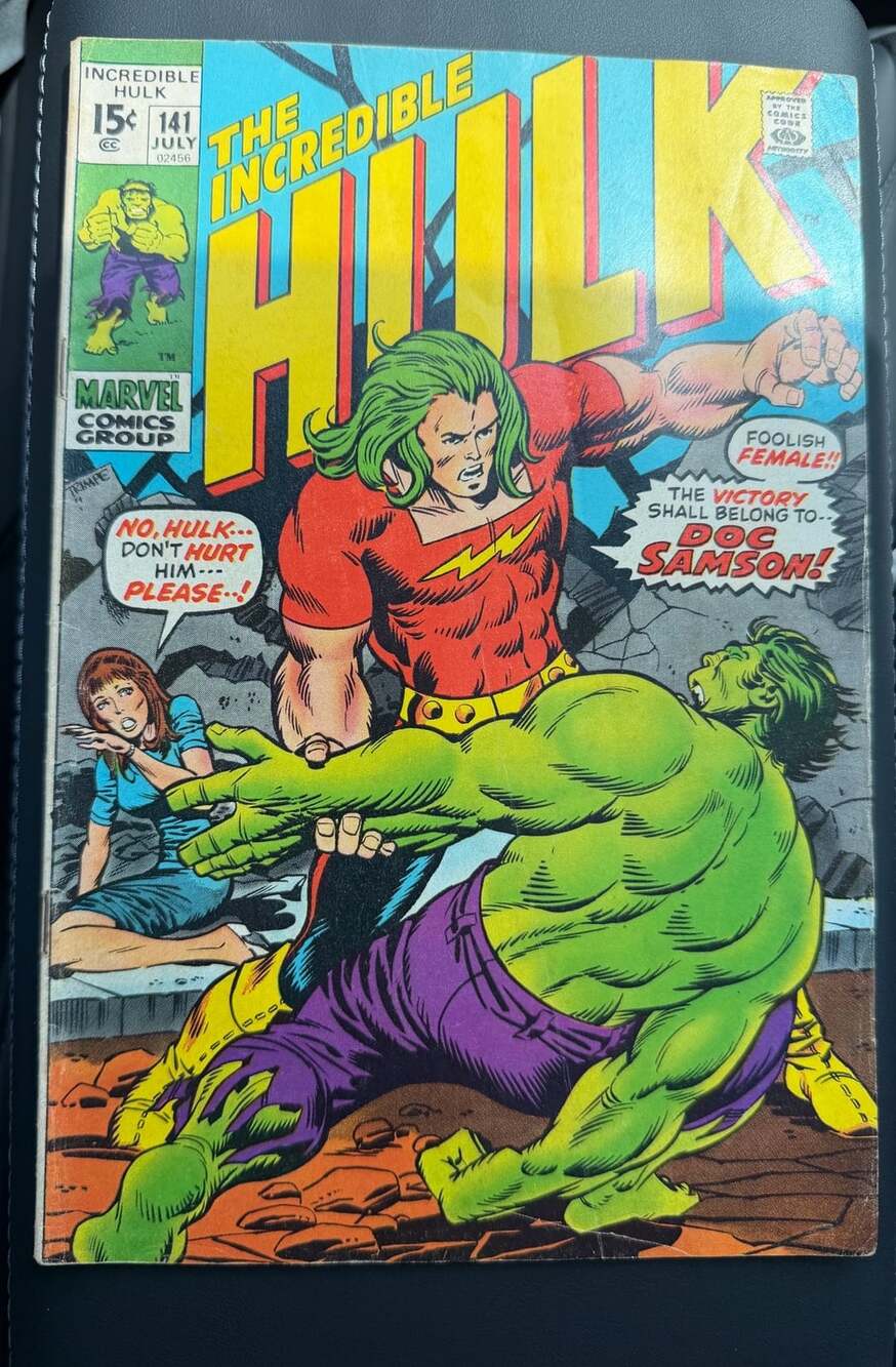 Marvel Comics The Incredible Hulk #141 1st Appearance Doc Samson